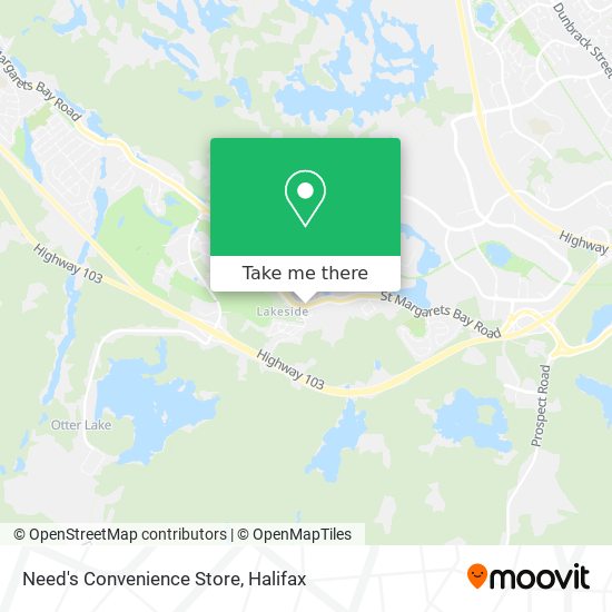 Need's Convenience Store map
