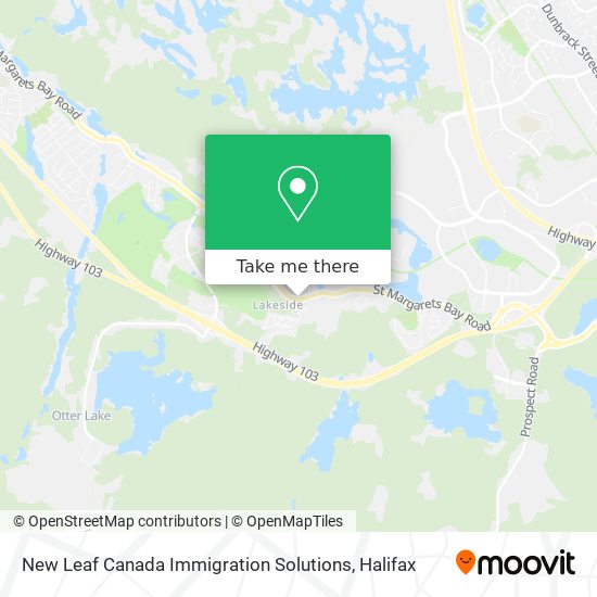 New Leaf Canada Immigration Solutions map