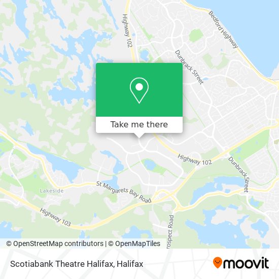 Scotiabank Theatre Halifax map