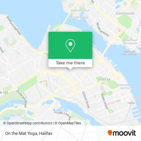 On the Mat Yoga map