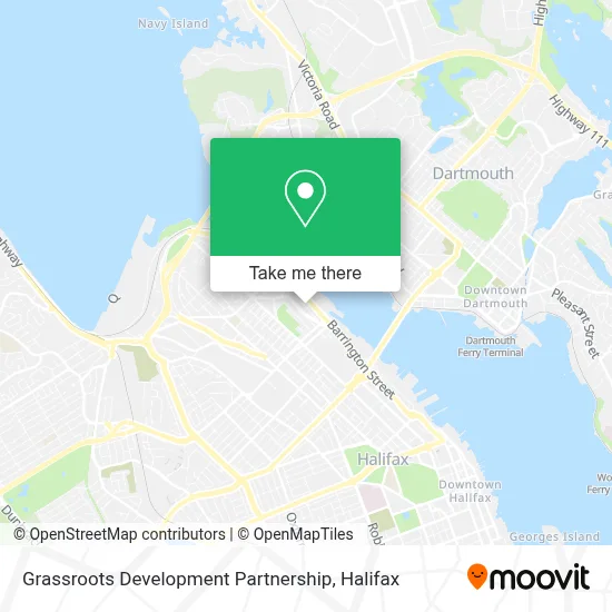 Grassroots Development Partnership map