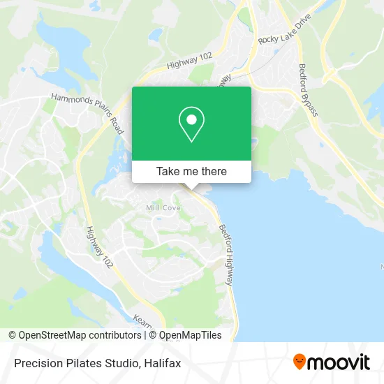 Precision Pilates Studio map
