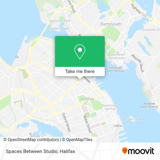 Spaces Between Studio map