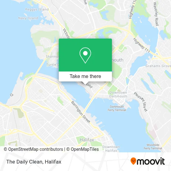 The Daily Clean map