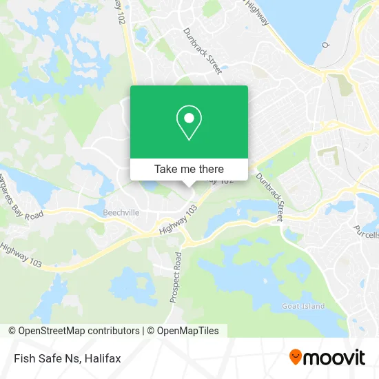 Fish Safe Ns map