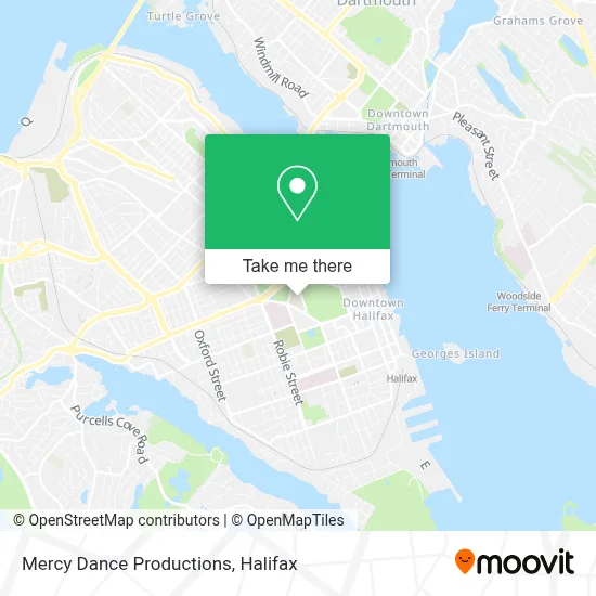 Mercy Dance Productions map