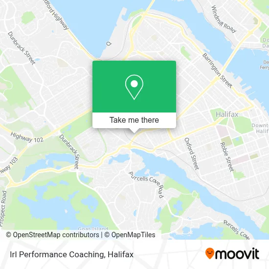 Irl Performance Coaching map