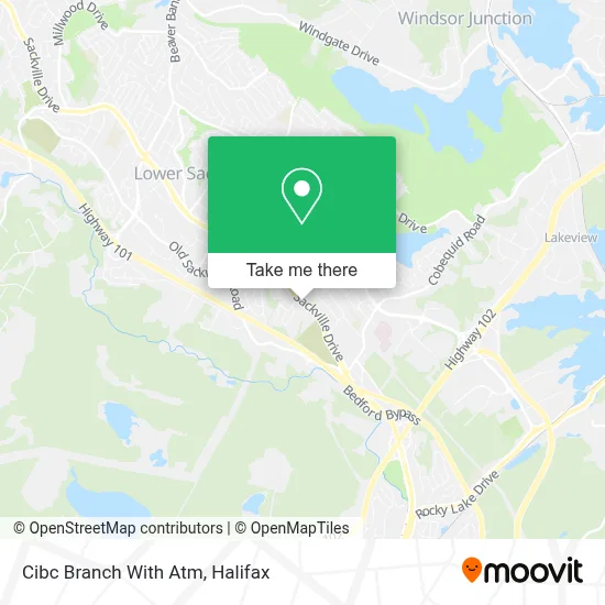 Cibc Branch With Atm map