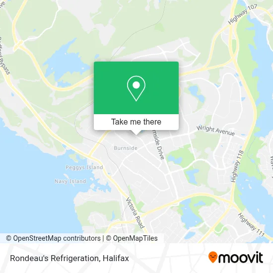 Rondeau's Refrigeration map