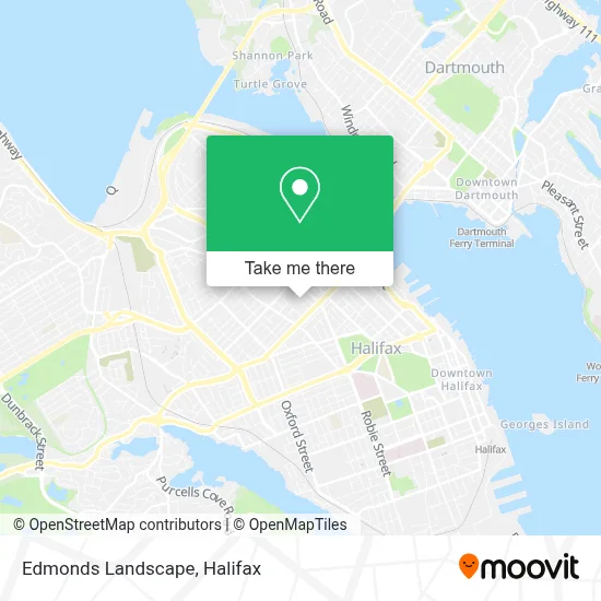 Edmonds Landscape map