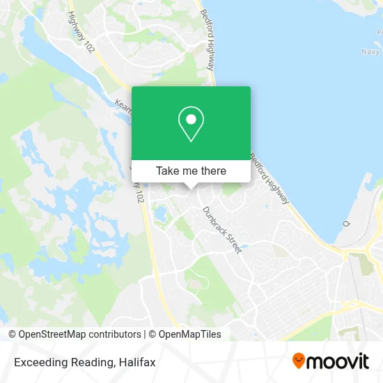 Exceeding Reading map