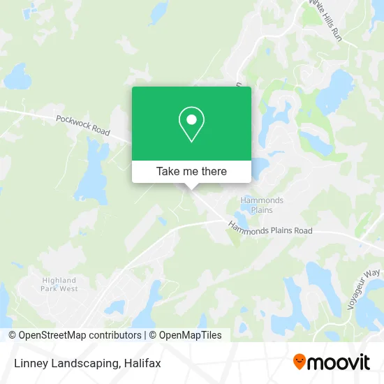Linney Landscaping map