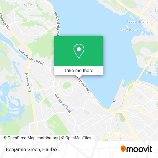 Benjamin Green map