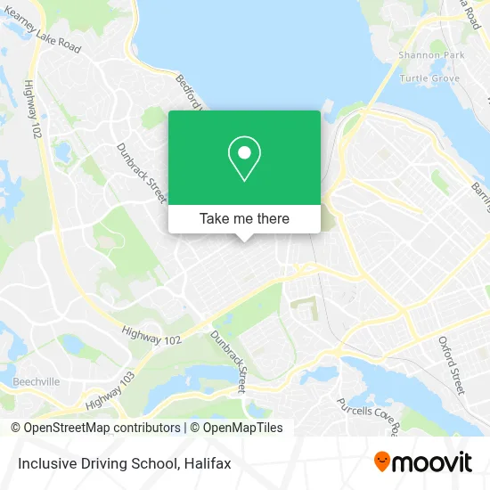 Inclusive Driving School map