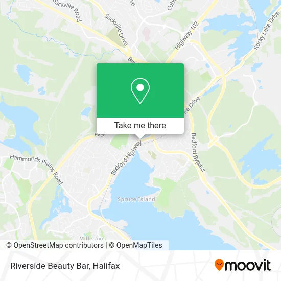 Riverside Beauty Bar map