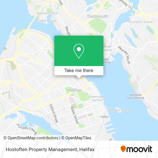 Hostoften Property Management map