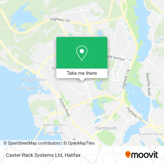 Caster-Rack Systems Ltd map