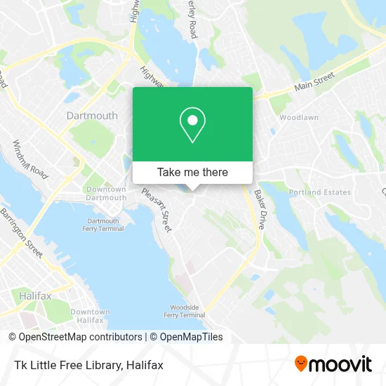 Tk Little Free Library map