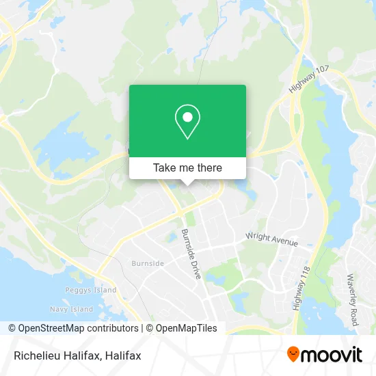 Richelieu Halifax map