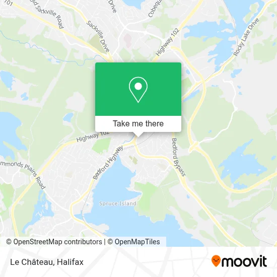 Le Château map