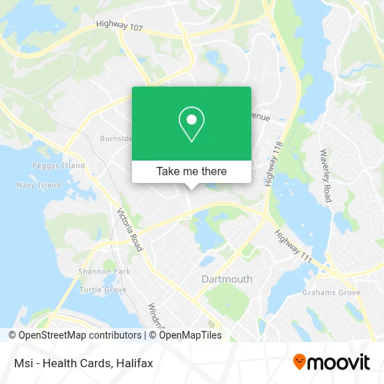 Msi - Health Cards map