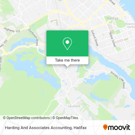 Harding And Associates Accounting map