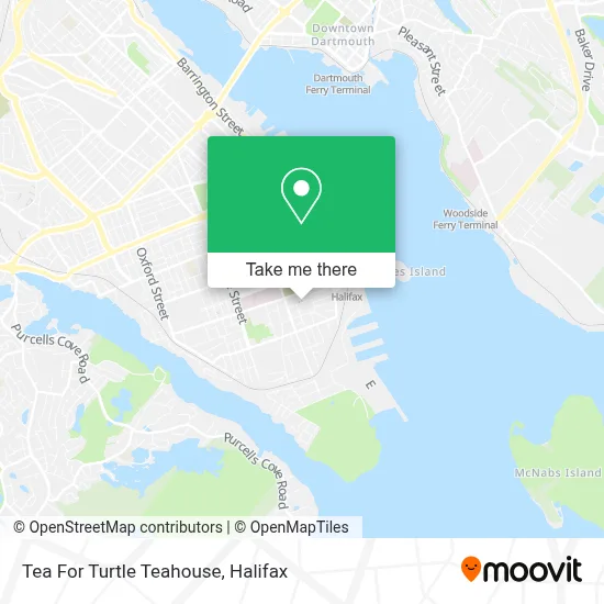 Tea For Turtle Teahouse map