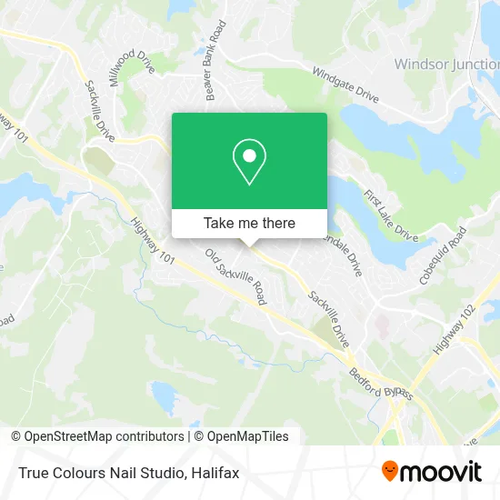 True Colours Nail Studio map