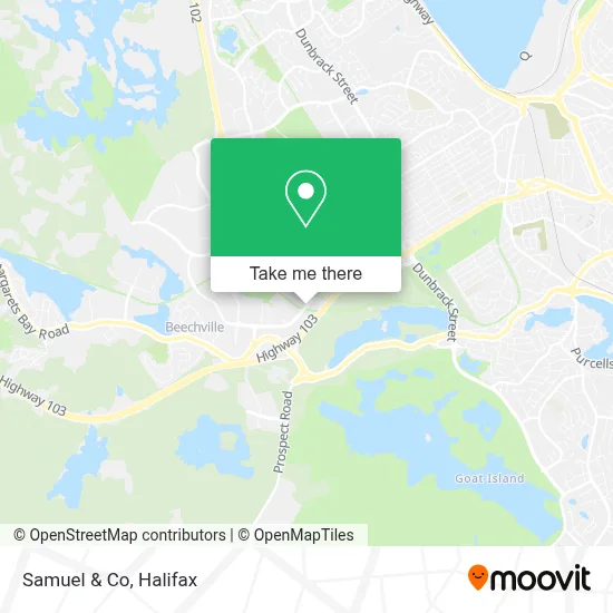 Samuel & Co map