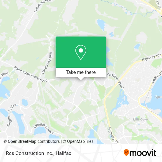 Rcs Construction Inc. map