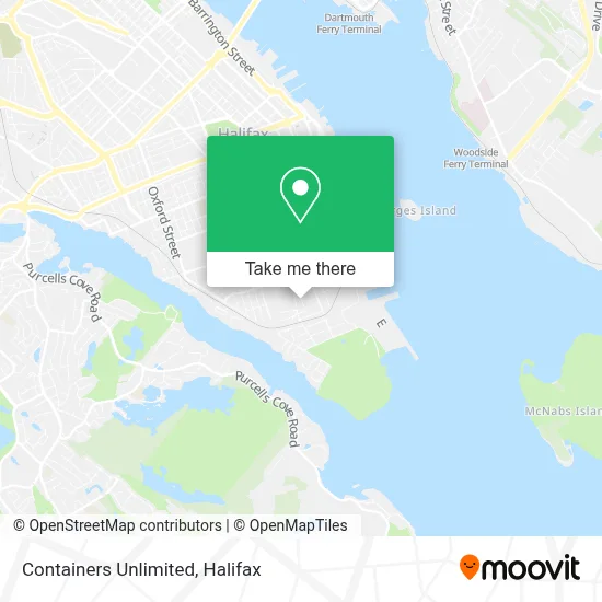 Containers Unlimited map
