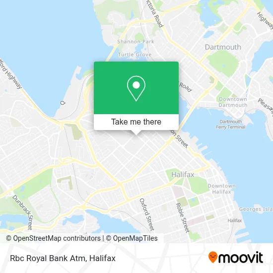 Rbc Royal Bank Atm map