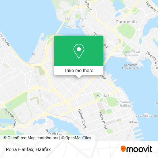 Rona Halifax map