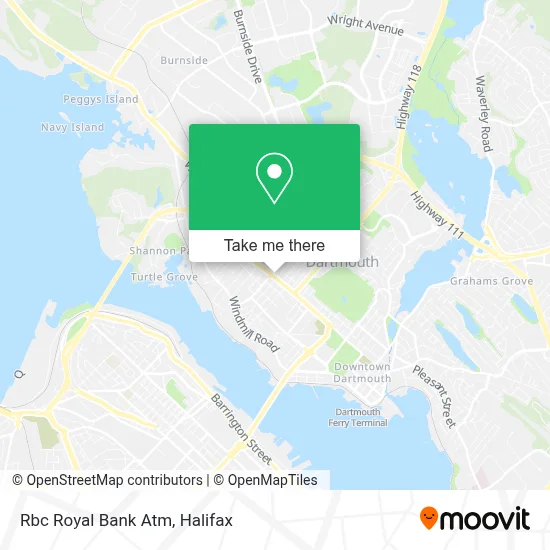 Rbc Royal Bank Atm map