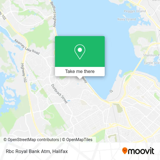 Rbc Royal Bank Atm map
