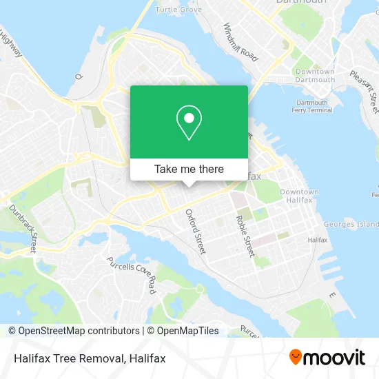 Halifax Tree Removal map