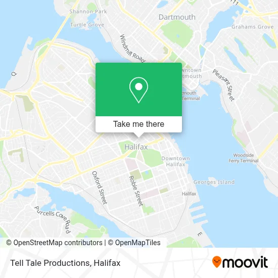 Tell Tale Productions map