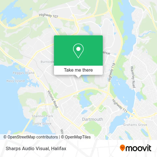 Sharps Audio Visual map