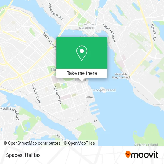 Spaces map