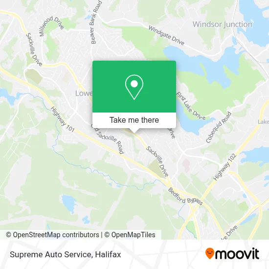 Supreme Auto Service map