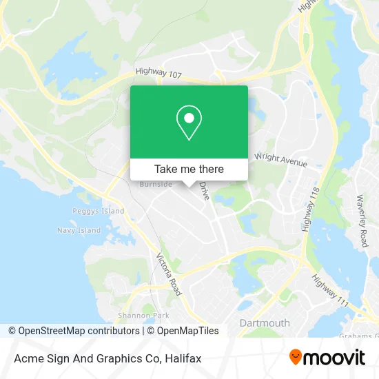 Acme Sign And Graphics Co map