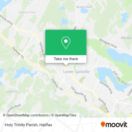Holy Trinity Parish map