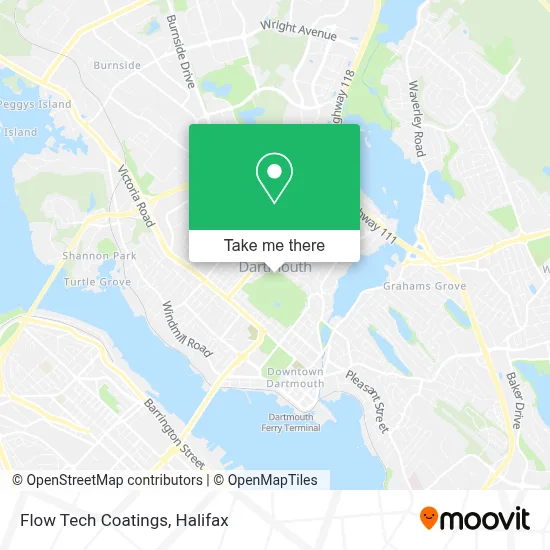 Flow Tech Coatings map