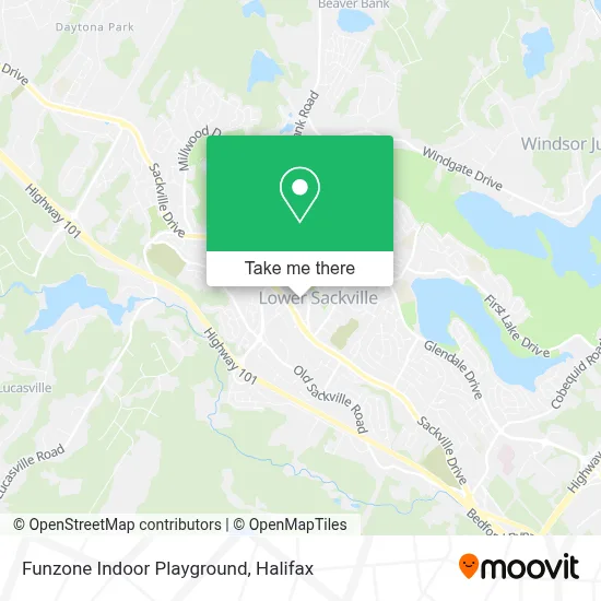 Funzone Indoor Playground map