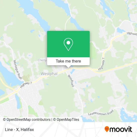 Line - X map