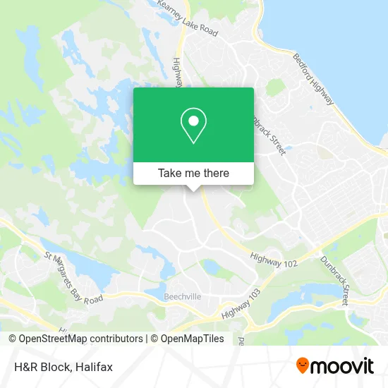 H&R Block map