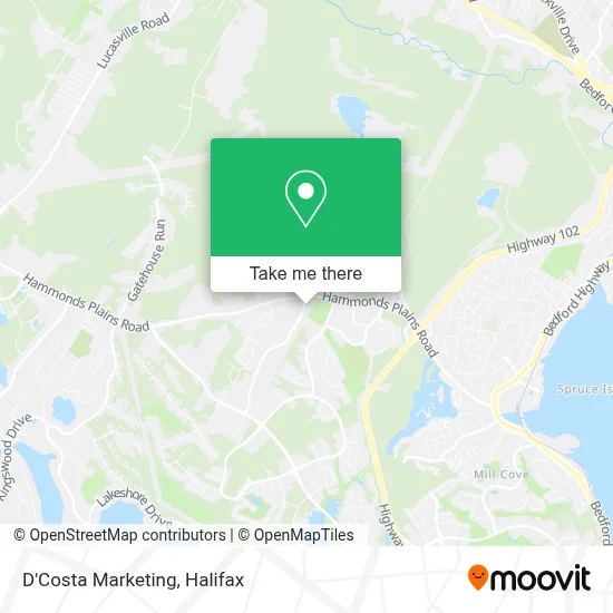 D'Costa Marketing map