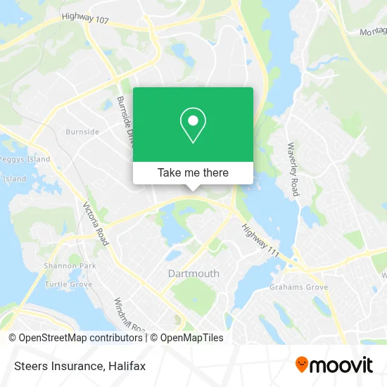 Steers Insurance map
