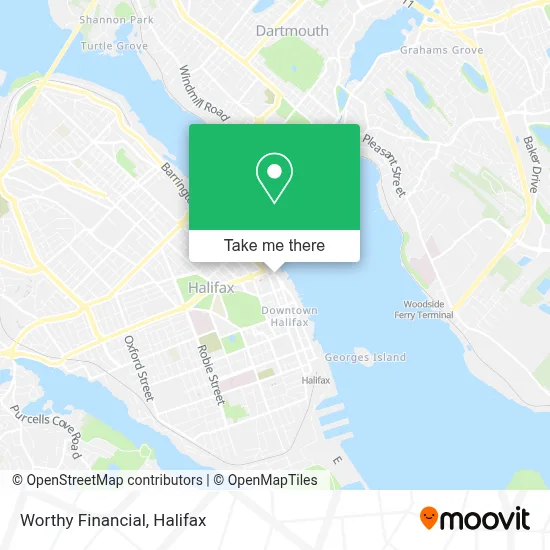 Worthy Financial map