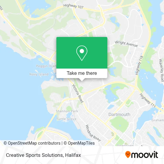 Creative Sports Solutions map